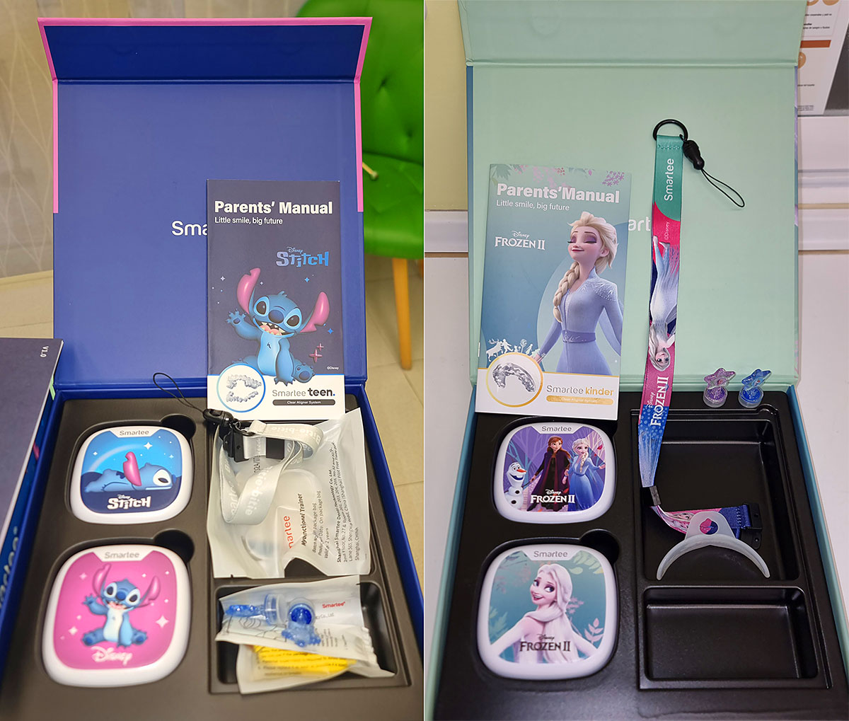 Alineadores dentales para niños Smartee