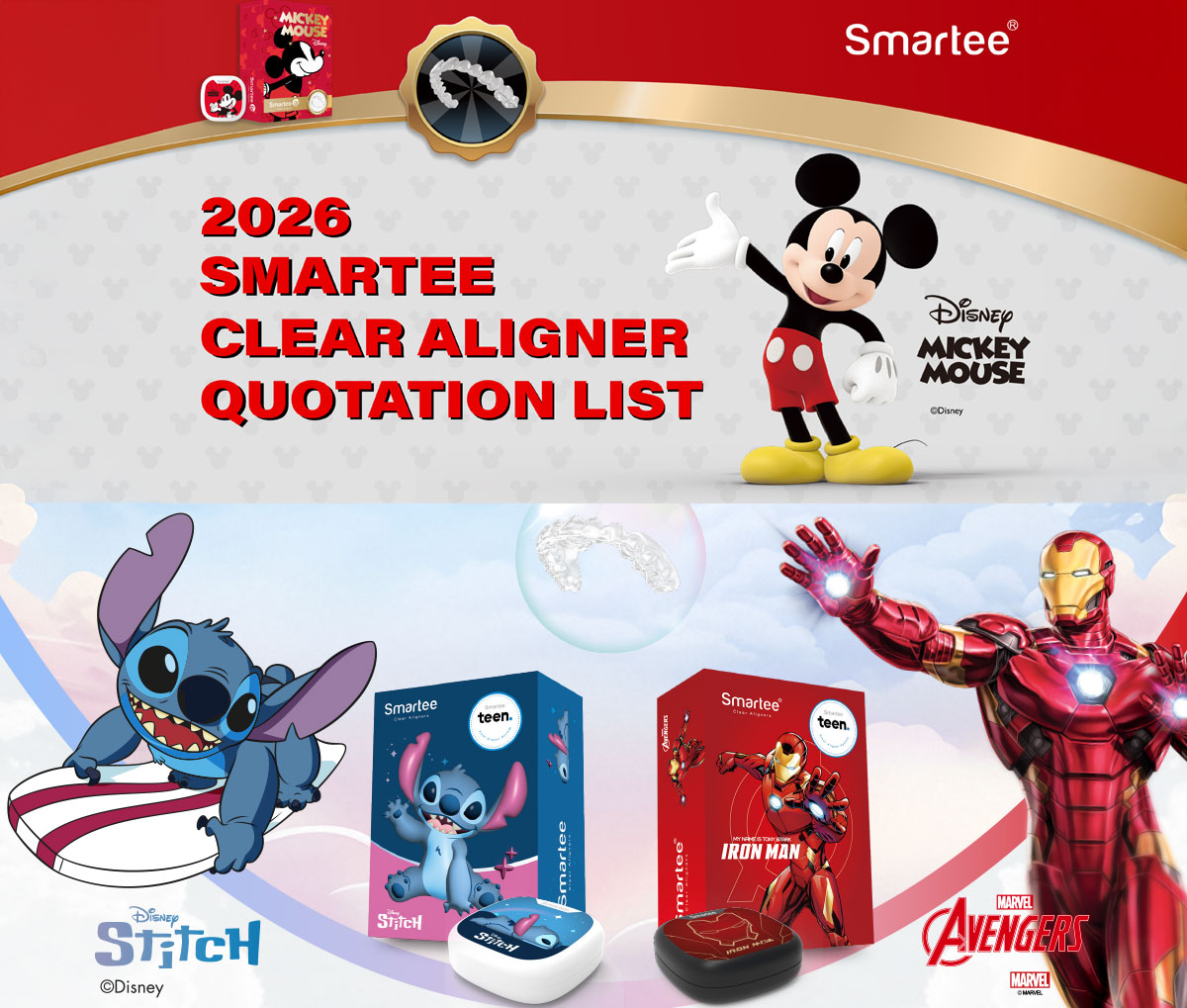 Alineadores dentales para niños Smartee